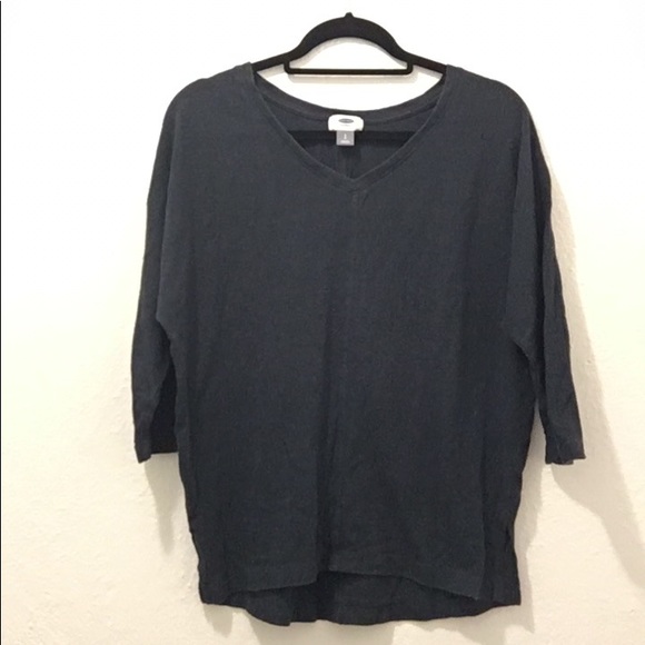 Old navy navy 3/4 sleeve shirt - Picture 1 of 1